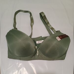 Sofra Olive Intimates Bra NWT